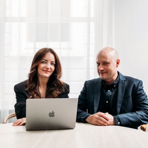 Christine and Mike Westbury working together at Blackjet